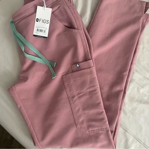 Figs Yola skinny pants in Mineral Mauve